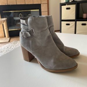 Grey Booties Size 10